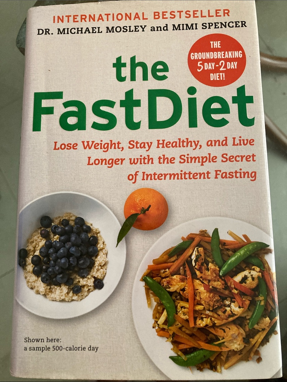 the FastDiet Book by Dr. Michael Mosley & Mimi Spencer - White/Cream Cover